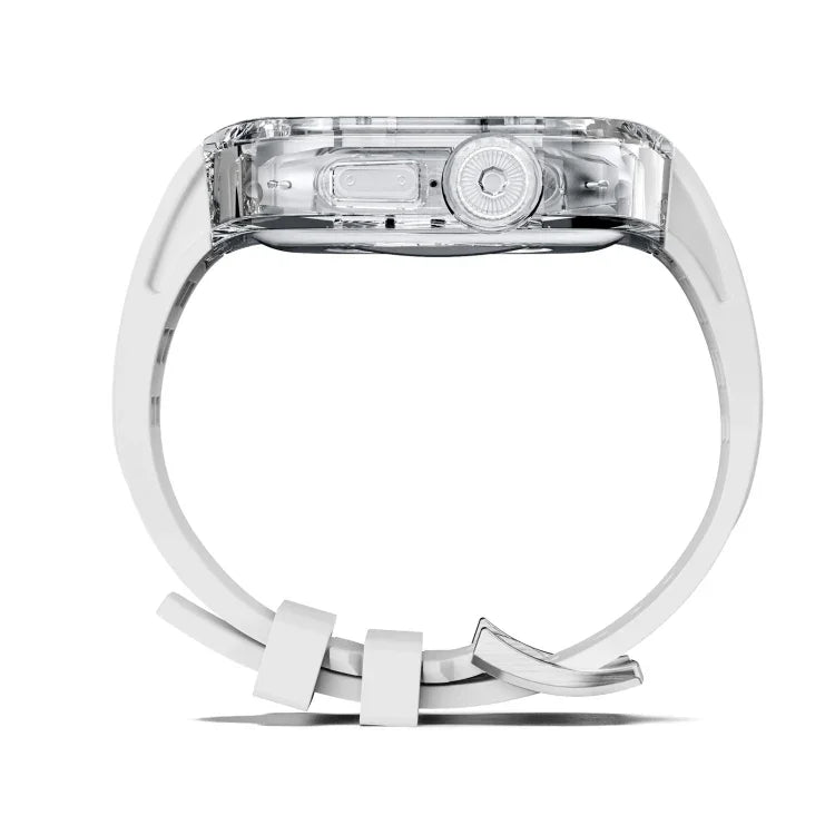 Fluorine Rubber Clear Armor Case Watch Band, For Apple Watch Ultra 3 / 2 / 1 49mm