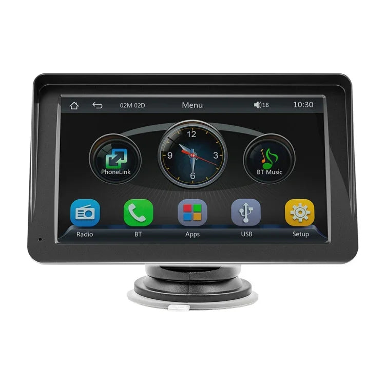 B5300 Lecteur MP5 Bluetooth de voiture sans fil CarPlay 7 pouces, prend en charge l'interconnexion de téléphone portable, B5300