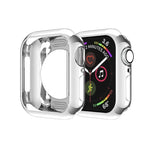 Coque de protection évidée en TPU avec placage, pour Apple Watch Series 6 / 5 / 4 / SE 2025 / 2023 / 2022 40 mm, pour Apple Watch Series 3 & 2 & 1 42 mm