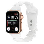 Bracelet de montre en silicone évidé papillon, pour Apple Watch Series 8&7 45mm, pour Apple Watch Series 8&7 41mm