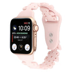 Bracelet de montre en silicone évidé papillon, pour Apple Watch Series 8&7 45mm, pour Apple Watch Series 8&7 41mm