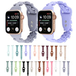 Bracelet de montre en silicone évidé papillon, pour Apple Watch Series 8&7 45mm, pour Apple Watch Series 8&7 41mm