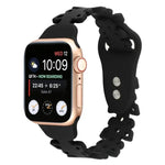 Bracelet de montre en silicone évidé papillon, pour Apple Watch Series 8&7 45mm, pour Apple Watch Series 8&7 41mm