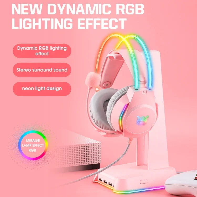 Casque de jeu filaire RGB USB+3,5 mm X26, X26