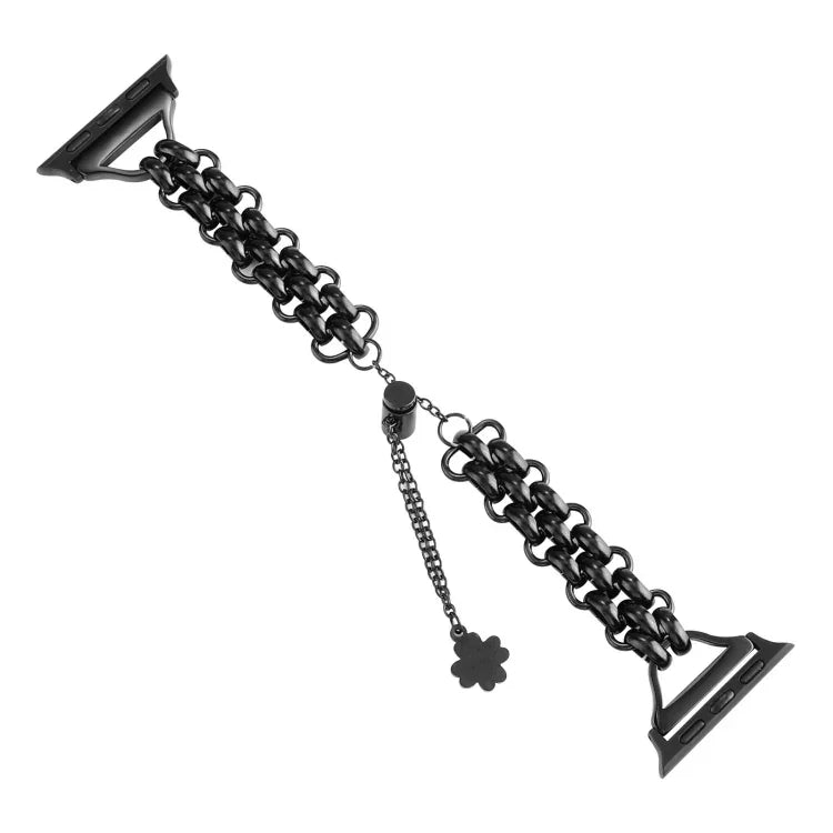 Bracelet de montre en métal à double rangée, pour Apple Watch Series 8 et 7 45 mm, pour Apple Watch Series 8 et 7 41 mm