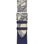 Bracelet de Montre en Cuir à Motif Sérigraphié, Pour Apple Watch Series 7 41mm / 6 & SE & 5 & 4 40mm / 3 & 2 & 1 38mm, Pour Apple Watch Series 8&7 41mm / SE 2&6&SE&5&4 40mm / 3&2&1 38mm
