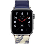Bracelet de Montre en Cuir à Motif Sérigraphié, Pour Apple Watch Series 7 41mm / 6 & SE & 5 & 4 40mm / 3 & 2 & 1 38mm, Pour Apple Watch Series 8&7 41mm / SE 2&6&SE&5&4 40mm / 3&2&1 38mm