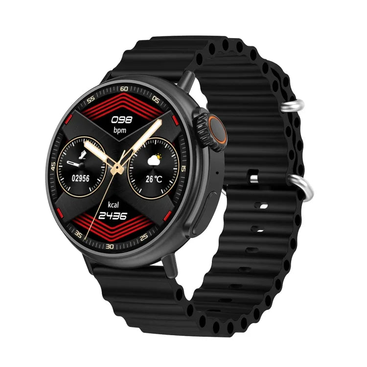 MT30 Montre connectée avec écran HD 1,6 pouces et bracelet en TPU, prend en charge les appels vocaux/la surveillance de l'oxygène sanguin