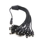 Câble d'extension d'alimentation CC femelle vers CC mâle, 0,37m 4 en 1, 0,42m 8 en 1, 0,37m 2 en 1, 0,37m 6 en 1, 0,37m 3 en 1, 0,5m 16 en 1