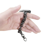 Bracelet de montre à maillons torsadés en métal ondulé, Pour Apple Watch Ultra 49mm / Series 8&7 45mm / SE 2&6&SE&5&4 44mm / 3&2&1 42mm, Pour Apple Watch Series 8&7 41mm / SE 2&6&SE&5&4 40mm / 3&2&1 38mm