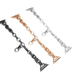 Bracelet de montre à maillons torsadés en métal ondulé, Pour Apple Watch Ultra 49mm / Series 8&7 45mm / SE 2&6&SE&5&4 44mm / 3&2&1 42mm, Pour Apple Watch Series 8&7 41mm / SE 2&6&SE&5&4 40mm / 3&2&1 38mm