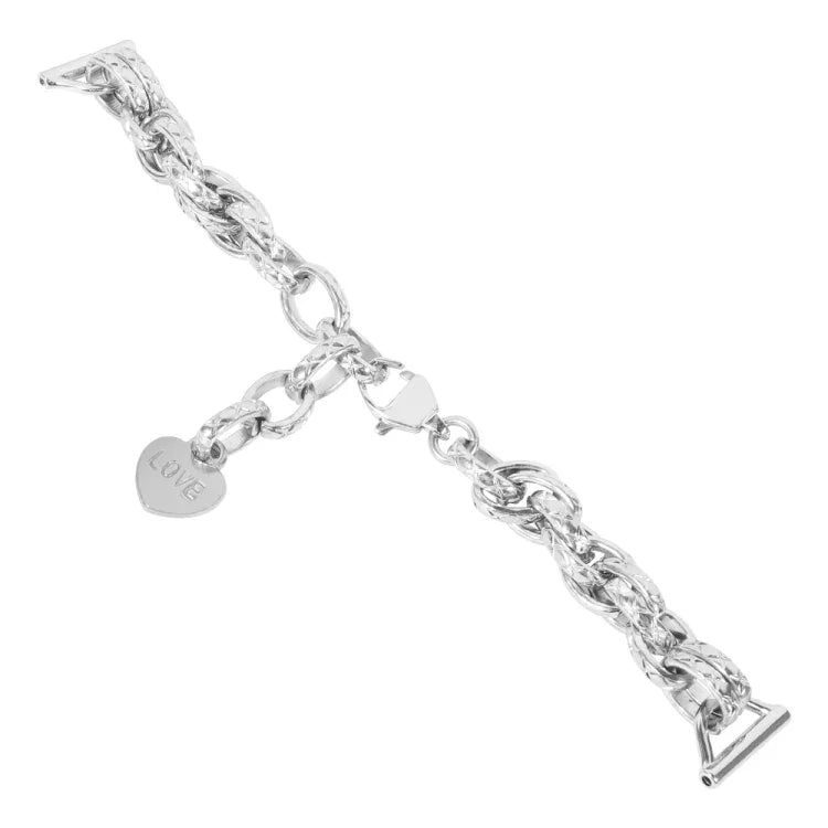 Universal Metal Chain Watch Band, 20mm, 22mm