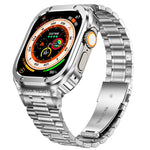 Boîtier de protection intégré en métal pour Apple Watch Series SE 2025&6&SE&5&4 44mm, pour Apple Watch Ultra 3 / 2 / 1 49mm, pour Apple Watch Series 9 / 8 / 7 45mm