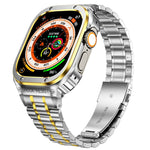 Boîtier de protection intégré en métal pour Apple Watch Series SE 2025&6&SE&5&4 44mm, pour Apple Watch Ultra 3 / 2 / 1 49mm, pour Apple Watch Series 9 / 8 / 7 45mm