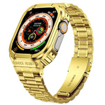 Metal Integrated Watch Protective Case, For Apple Watch Series SE 2025&6&SE&5&4 44mm, For Apple Watch Ultra 3 / 2 / 1 49mm, For Apple Watch Series 9 / 8 / 7 45mm