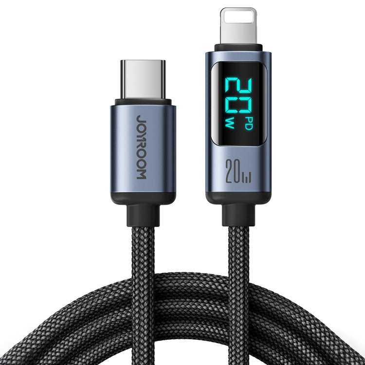 Câble de charge rapide et transfert de données JOYROOM S-CL020A16 20W USB-C / Type-C vers 8 broches avec affichage numérique, Type-C vers 8 broches