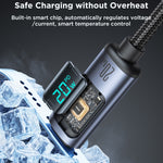 Câble de charge rapide et transfert de données JOYROOM S-CL020A16 20W USB-C / Type-C vers 8 broches avec affichage numérique, Type-C vers 8 broches
