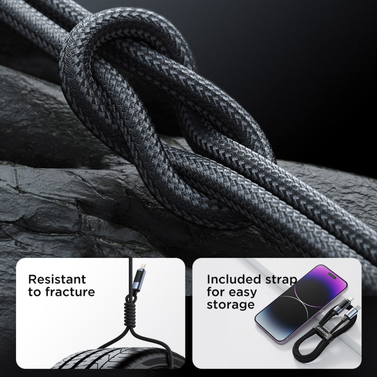 Câble de charge rapide et transfert de données JOYROOM S-CL020A16 20W USB-C / Type-C vers 8 broches avec affichage numérique, Type-C vers 8 broches