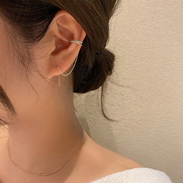 Boucles d'oreilles doubles perles de luxe léger pour femmes, boucles d'oreilles diamant, EH1365, EH0881, EH1309, EH1343, EH1468, EH1034, EH1314