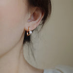 Boucles d'oreilles doubles perles de luxe léger pour femmes, boucles d'oreilles diamant, EH1365, EH0881, EH1309, EH1343, EH1468, EH1034, EH1314