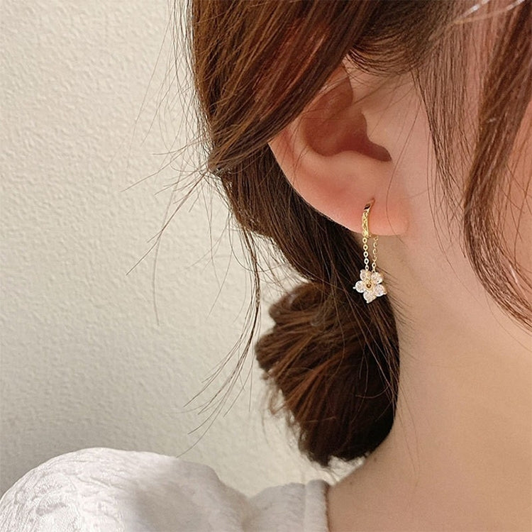 Boucles d'oreilles doubles perles de luxe léger pour femmes, boucles d'oreilles diamant, EH1365, EH0881, EH1309, EH1343, EH1468, EH1034, EH1314