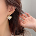 Boucles d'oreilles doubles perles de luxe léger pour femmes, boucles d'oreilles diamant, EH1365, EH0881, EH1309, EH1343, EH1468, EH1034, EH1314