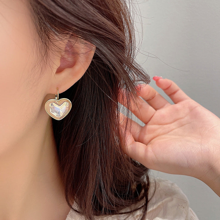 Boucles d'oreilles doubles perles de luxe léger pour femmes, boucles d'oreilles diamant, EH1365, EH0881, EH1309, EH1343, EH1468, EH1034, EH1314