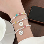 Bracelet jonc gypsofile en argent sterling pour femme, Spécification: SL0004, SL0004, SL0153, SL0543, SL0490, SL0654, SL0661, SL0754, SL0700, XL0140, Bracelet de cheville JL0004
