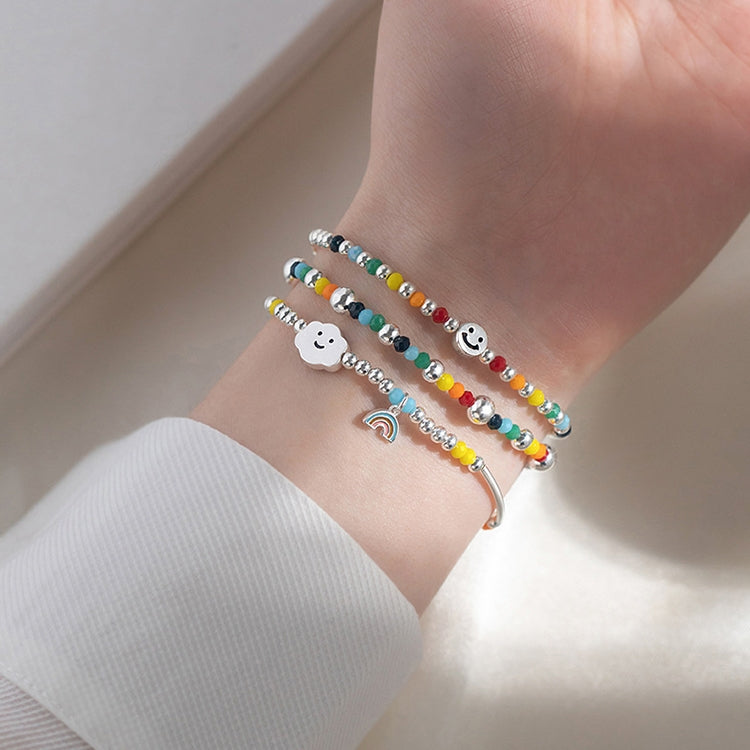 Bracelet jonc gypsofile en argent sterling pour femme, Spécification: SL0004, SL0004, SL0153, SL0543, SL0490, SL0654, SL0661, SL0754, SL0700, XL0140, Bracelet de cheville JL0004