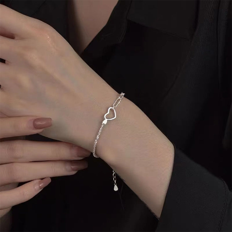 Bracelet jonc gypsofile en argent sterling pour femme, Spécification: SL0004, SL0004, SL0153, SL0543, SL0490, SL0654, SL0661, SL0754, SL0700, XL0140, Bracelet de cheville JL0004