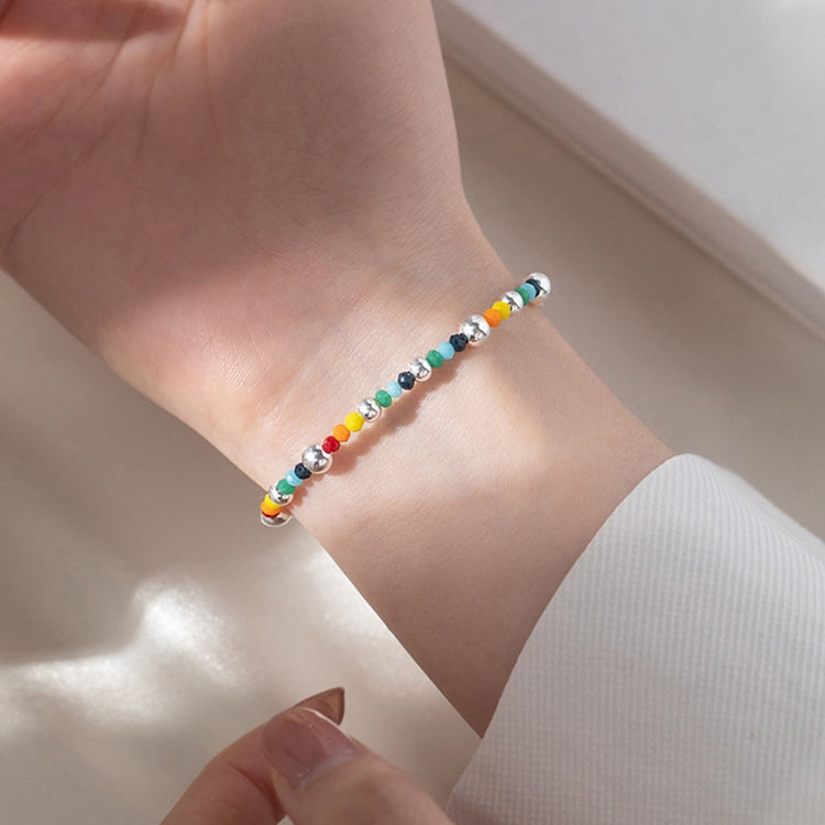 Bracelet jonc gypsofile en argent sterling pour femme, Spécification: SL0004, SL0004, SL0153, SL0543, SL0490, SL0654, SL0661, SL0754, SL0700, XL0140, Bracelet de cheville JL0004