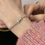 Bracelet jonc gypsofile en argent sterling pour femme, Spécification: SL0004, SL0004, SL0153, SL0543, SL0490, SL0654, SL0661, SL0754, SL0700, XL0140, Bracelet de cheville JL0004