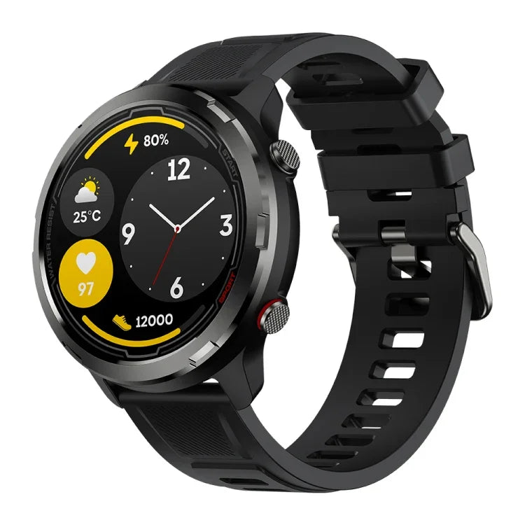Montre intelligente Zeblaze Stratos 2 Lite avec écran IPS de 1,32 pouce, étanche 5 ATM, GPS, support de surveillance de la fréquence cardiaque et modes sportifs, Stratos 2 Lite