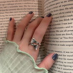Bague combinée vintage pour femme plaquée platine, J2100, J2225, J2160, J2212, J2243, J2246, J2310, J2996, J3021, J3023, J3024, J3063, J3064, J3012, J3032, J2708, J2284, J2046, J2083, J2085, J2089, J2144, J2112, J2639, J2792, J2901, J2203, J2173