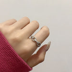 Bague combinée pour femme en argent sterling S925 style cool, J286, J781, J759, J797, J758, J242, J1109, J1071, J1096, J1110, J789, J1717, J1740, J224, J449, J341, J443, J1644, J005, J282, J623, J1658, J406, J1454, J815