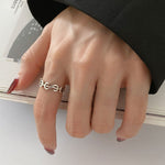 Bague combinée pour femme en argent sterling S925 style cool, J286, J781, J759, J797, J758, J242, J1109, J1071, J1096, J1110, J789, J1717, J1740, J224, J449, J341, J443, J1644, J005, J282, J623, J1658, J406, J1454, J815