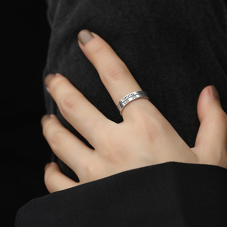 Bague combinée pour femme en argent sterling S925 style cool, J286, J781, J759, J797, J758, J242, J1109, J1071, J1096, J1110, J789, J1717, J1740, J224, J449, J341, J443, J1644, J005, J282, J623, J1658, J406, J1454, J815