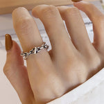 Bague combinée pour femme en argent sterling S925 style cool, J286, J781, J759, J797, J758, J242, J1109, J1071, J1096, J1110, J789, J1717, J1740, J224, J449, J341, J443, J1644, J005, J282, J623, J1658, J406, J1454, J815