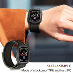 Armor Frame Watch Case, For Apple Watch Series 9 / 8 / 7 41mm, For Apple Watch Series SE 2&6&SE&5&4 44mm, For Apple Watch Series 9 / 8 / 7 45mm, For Apple Watch Ultra 3 / 2 / 1 49mm, For Apple Watch Series SE 2&6&SE&5&4 40mm