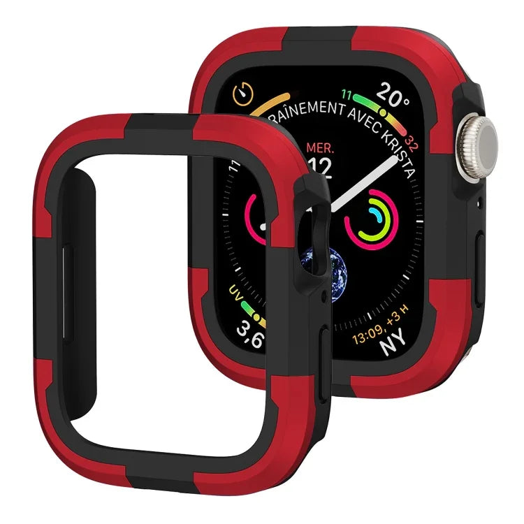 Armor Frame Watch Case, For Apple Watch Series 9 / 8 / 7 41mm, For Apple Watch Series SE 2&6&SE&5&4 44mm, For Apple Watch Series 9 / 8 / 7 45mm, For Apple Watch Ultra 3 / 2 / 1 49mm, For Apple Watch Series SE 2&6&SE&5&4 40mm