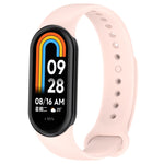 Solid Color Silicone Plug Replacement Watch Band, For Xiaomi Mi Band 8