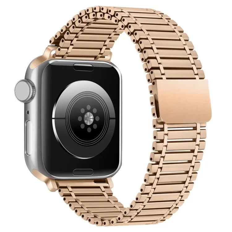 Bracelet de montre à maillons magnétiques en acier inoxydable, pour Apple Watch Series 8&7 41mm / SE 2&6&SE&5&4 40mm / 3&2&1 38mm, pour Apple Watch Ultra 49mm / Series 8&7 45mm / SE 2&6&SE&5&4 44mm / 3&2&1 42mm