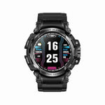 Montre connectée de sport outdoor LC16 de 1,32 pouce, étanche IP68, compatible avec les appels Bluetooth et le suivi de la fréquence cardiaque.