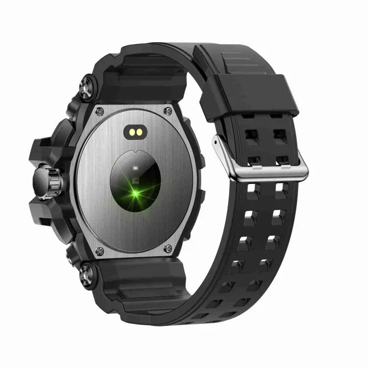 Montre connectée de sport outdoor LC16 de 1,32 pouce, étanche IP68, compatible avec les appels Bluetooth et le suivi de la fréquence cardiaque.