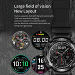 Montre connectée de sport outdoor LC16 de 1,32 pouce, étanche IP68, compatible avec les appels Bluetooth et le suivi de la fréquence cardiaque.