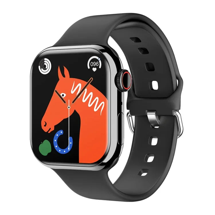 Montre connectée IW9 à écran carré de 2,05 pouces, compatible avec les appels Bluetooth et la surveillance de l'oxygène sanguin