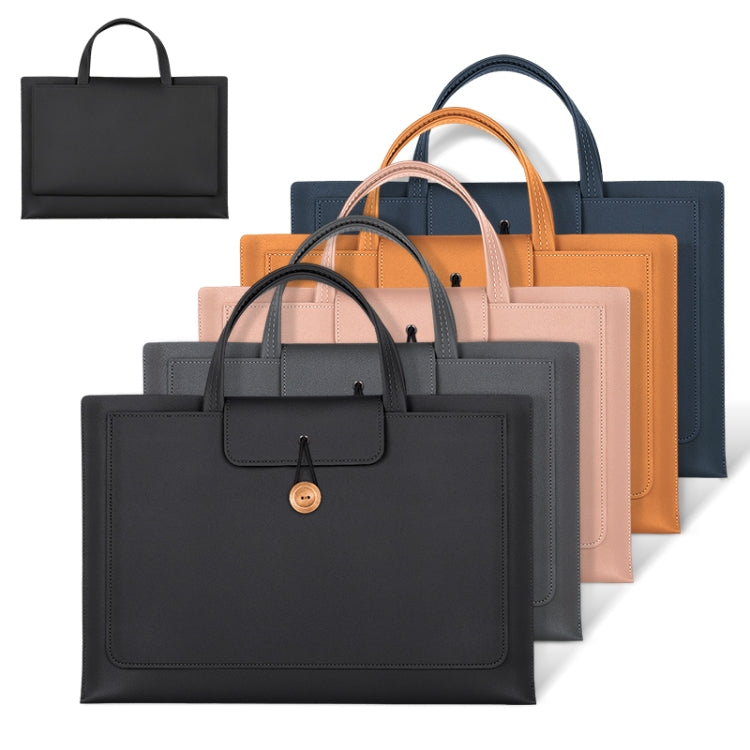 Sac intérieur portable universel pour ordinateur portable avec bouton et fil élastique, 13-14 pouces, 15-16 pouces