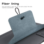 Sac intérieur portable universel pour ordinateur portable avec bouton et fil élastique, 13-14 pouces, 15-16 pouces