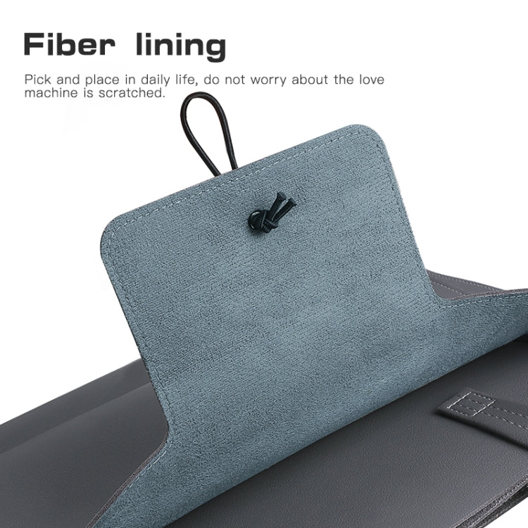Sac intérieur portable universel pour ordinateur portable avec bouton et fil élastique, 13-14 pouces, 15-16 pouces