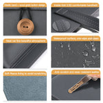 Sac intérieur portable universel pour ordinateur portable avec bouton et fil élastique, 13-14 pouces, 15-16 pouces